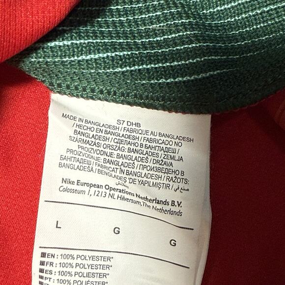 Portugal Nike Jersey Mens Size Large Red 2018 Home Soccer Football - Picture 8 of 11